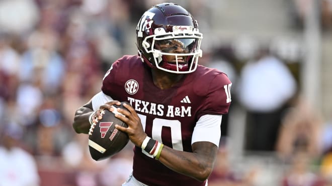 Texas A&M QB Marcel Reed.